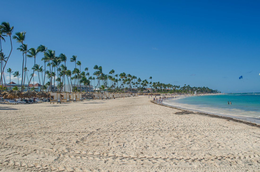 Karaibska plaża — tematyka Vlog Punta Cana